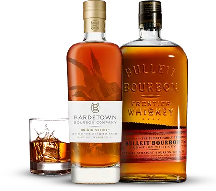 Bottle of Kentucky bourbon whiskey